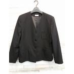 [ разряд C] одиночный eaton 170B L чёрный тонкий Silhouette стрейч шерсть 50% верхняя одежда ученик неполной средней школы ученик старшей школы женщина форма б/у школьная форма 