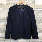 [ разряд A] одиночный eaton 170A KANKO темно-синий постоянный Silhouette стрейч шерсть 50% верхняя одежда ученик неполной средней школы ученик старшей школы женщина форма б/у школьная форма 