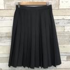 [ разряд B] лето юбка 24шт.@hida Fuji яхта 69×59 чёрный шерсть 50% ученик неполной средней школы ученик старшей школы женщина форма б/у школьная форма 