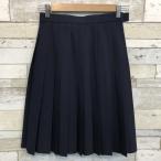 [ разряд B] лето юбка 24шт.@hidaTOMBOW 60×60 темно-синий шерсть 15% ученик неполной средней школы ученик старшей школы женщина форма б/у школьная форма б/у форма 