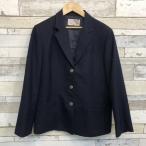 [ разряд C] однобортный костюм 170B T.H.D темно-синий шерсть 50% верхняя одежда ученик неполной средней школы ученик старшей школы женщина форма б/у школьная форма 