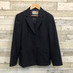 [ разряд B] однобортный костюм 165A T.H.D темно-синий шерсть 50% верхняя одежда ученик неполной средней школы ученик старшей школы женщина форма б/у школьная форма 