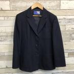 [ разряд C] однобортный костюм 165B T.H.D темно-синий шерсть 50% верхняя одежда ученик неполной средней школы ученик старшей школы женщина форма б/у школьная форма 