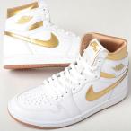 NIKE WMNS AIR JORDAN 1 RETORO HI OG ナイキ ウィメンズ エアジョーダン レトロ ハイ メンズ スニーカー ホワイトゴールド fd2596-107