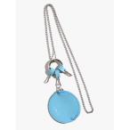 リウル LIWLE キーホルダー ライトブルー 本革 アクセサリー コインケース付き COIN CASE NECKLACE -LT BLUE-