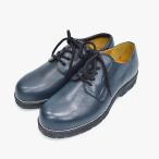 トモアンドシーオー Tomo&amp;Co サービスシューズ 25-27cm ネイビー 靴 カウレザー 本革 アシンメトリー Asymmetric Postman Shoes -NVY-