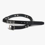 blackmeans ブラックミーンズ レザーベルト メンズ コンチョベルト 革ベルト シルバー/銀 BELT -SILVER-