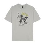 BRAIN DEAD ブレインデッド グラフィックTシャツ メンズ トップス 半袖 クルーネック M-XLサイズ グレー NIGHTMARE FACTORY T-SHIRT -CEMENT-