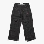 ショッピングHIGH HIGH-GATE ハイゲート デニムパンツ メンズ ボトムス ストレート リメイク ワイドパンツ ジーンズ Gパン 25春夏 CLUSTERS DENIM PANTS -3.COLOR-