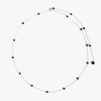 ユーカリプト ucalypt ネックレス オニキス アクセサリー ネックレス シルバーアクセサリー ONYX SHANK KNITTING NECKLACE