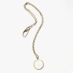 ユーカリプト ucalypt コインネックレス アクセサリー ネックレス ゴールドアクセ WHITE SHELL COIN NECKLACE -GOLD-