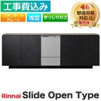 [ строительные работы расходы включено ] посудомоечная машина замена Rinnai RSW-405AA-B скользящий открытый стандарт стандартный комплектация черный плотно корзина встроенный сушильная машина производитель одобрено сооружение 