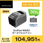 夏&冬両用 EcoFlow WAVE 3 ポータブルエアコン 冷風機 冷暖房機能付 エアコン キャンプ 車中泊 家庭用 暑さ対策 アウトドア エコフロー