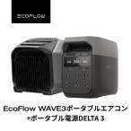ポータブル電源 エアコン セット リン酸鉄 DELTA 3 1024Wh+ WAVE 3エアコン 車中泊 家庭用 蓄電池 防災 節電 EcoFlow エコフロー