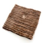  Louis Vuitton защита горла "neck warmer" шарф снуд Diva норка шерсть muffler M74728 б/у 