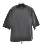 ●274333 未使用品 SUNDAY WORKS サンデーワークス ●サイドスリット カットソー Tシャツ 5分袖 厚手 ヘビーウェイト サイズS メンズ USA製