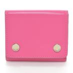 #329669 MOUSSY Moussy # compact кошелек бумажник три складывать кошелек кожа женский розовый 