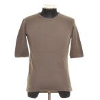 〇400619 WIM NEELS ウィムニールズ 〇Tシャツ 5分袖 サイズ38 綿100% メンズ イタリア製 ブラウン 無地