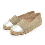 ZARA Zara эспадрильи размер 36/23.5cm ламе нить женский серебряный бежевый 