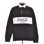 0464325 GU GU 0 Rugger рубашка Coca * Cola размер M мужской черный 