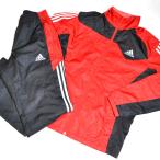 *484917 adidas Adidas * ветровка жакет брюки грузовик выставить размер L climaproof мужской красный черный 