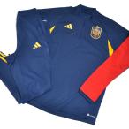 *554337 adidas Adidas * тренировка выставить верх и низ 2022 футбол Испания представитель HE8829/HE8827 размер M мужской темно-синий 