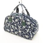 *557951 EDWIN GOLF Edwin сумка "Boston bag" ручная сумочка 0aro - Hawaiian узор нейлон парусина темно-синий 