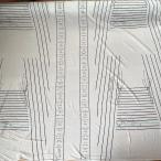  ткань ткань 3m no2785 хлопок 100 тонкий cut and sewn знак рисунок белый земля . чёрный 
