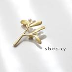 ブローチ パール リース 華やか ゴールド 16金メッキ ブラス 25AW1204,