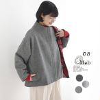ウールツイード ジャケット レディース アウター 08Mab ハイネック ショート丈 25AW1024,