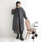ショッピングガーゼ 11/21〜発送 ロングジャケット コート 長袖 レディース 08Mab 綿麻接結ガーゼ リネン コットン 25AW1114,