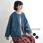 デニムジャケット レディース ライトアウター SUN VALLEY コットン甘織り 綿100％ 25AW1017,