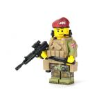 レゴ ブロック カスタム パーツ アーミー 装備品 武器 カスタムフィグ イギリス陸軍 落下傘連隊 兵士 ミニ フィギュア