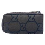 ショッピングＧＧキャンバス GUCCI グッチ 4連 キーケース ジップファスナー コンパクト GG柄 キャンバス ブラウン