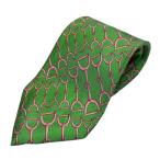 GUCCI Gucci галстук петля Thai шланг bit рисунок аксессуары мелкие вещи постоянный Thai общий рисунок шелк зеленый мужской 