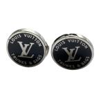  действующий Louis Vuitton кафф ссылка *LV Award запонки кнопка аксессуары мелкие вещи Logo серебряный Damier с футляром M00912 LOUIS VUITTON