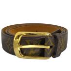 LOUIS VUITTON  ルイヴィトン M6919 サンチュール エリプス ベルト アクセサリー  モノグラムレザー ブラウン [サイズ 95/38］