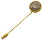 エルメス セリエ ピン ブローチ シェル ゴールド アクセサリー ロゴ GP HERMES