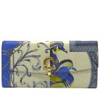 Salvatore Ferragamo フェラガモ ガンチーニ 財布 二つ折り財布 折り財布 ロングウォレット 総柄 レザー マルチカラー