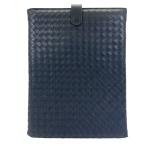  Bottega Veneta планшет кейс планшет покрытие сетка кожа черный BOTTEGA VENETA