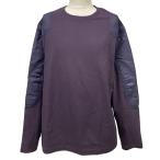 未使用バーバリー長袖Tシャツトップスカットソーコットンパープル系メンズ80...