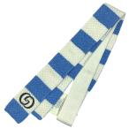 GUCCI Gucci галстук аксессуары мелкие вещи GG Logo Kids детский полоса хлопок белый голубой ( размер S)