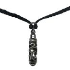 Chrome Hearts Chrome Hearts ролик колье подвеска аксессуары ювелирные изделия мелкие вещи SV925 кожа лезвие черный серебряный 