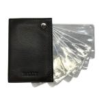 BALLY Bally футляр для карточек чехол для пропуска compact Logo кожа оттенок коричневого 