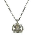 Georg Jensen ジョージジェンセン エーデルワイス 1998年イヤーペンダント ネックレス ジュエリー アクセサリー SV925 シルバー