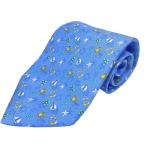 Salvatore Ferragamo Salvatore Ferragamo галстук аксессуары мелкие вещи общий рисунок шелк голубой многоцветный 