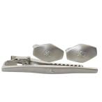 BURBERRY Burberry 2 позиций комплект запонки запонки кнопка галстук булавка булавка для галстука аксессуары мелкие вещи metal серебряный 