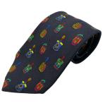 CHANEL Chanel галстук петля Thai аксессуары мелкие вещи запад .... шляпа общий рисунок здесь Mark Logo шелк черный многоцветный 