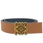 LOEWE ロエベ ベルト アクセサリー 小物 リバーシブル アナグラム レザー ブラウン ブラック【サイズ 90/36】