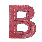 Mulberry maru Berry стикер смартфон аксессуары алфавит B кожа . вдавлено . тиснение Logo красный 